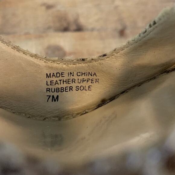 Michael Kors Leather Snakeskin Print Heeled Sandals Ankle Strap Shoes Size 7 - Picture 7 of 7